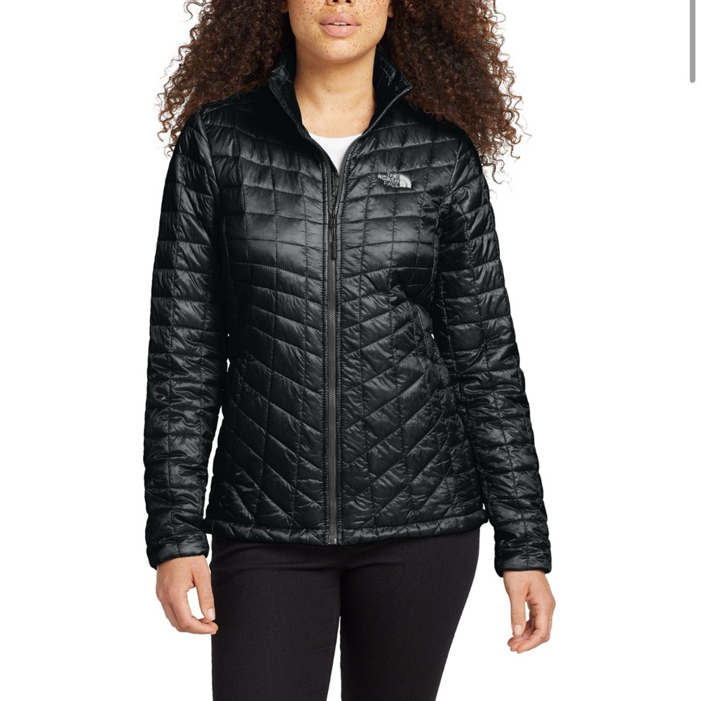 North Face thermoball Black Quilted Jacket